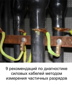 9 рекомендаций по диагностике силовых кабелей методом измерения частичных разрядов